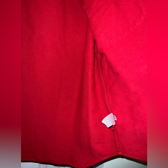 J.Crew NY Heavy Weight Cotton Flannel, Solid Red XL - Slim, men’s shirt. - Picture 11 of 16